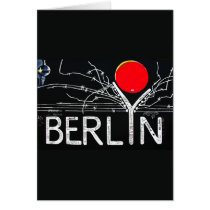 East Side Gallery, Berlin Wall, Barbed Wire/Red Su Cards