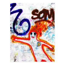 East Side Gallery, Berlin Wall, Graffiti (2) Post Card