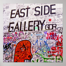 East Side Gallery, Berlin Wall, Graffiti Poster
