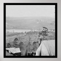 East Tennessee University in Knoxville, TN 1864 Print