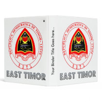 East Timor Coat of Arms Binders