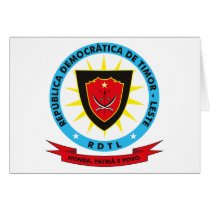 East Timor Coat of Arms cards