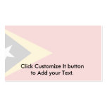 East Timor, Dominican Republic flag Business Cards