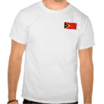 East Timor Flag Map Basic T-Shirt