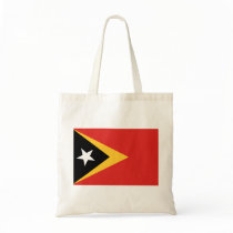 East Timor Flag Canvas Bags