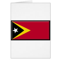 East Timor Flag cards