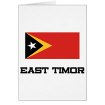 East Timor Flag cards