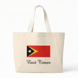 East Timor Flag Design bags
