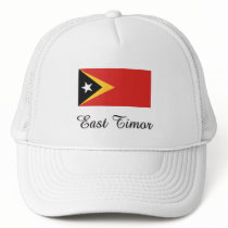 East Timor Flag Design hats