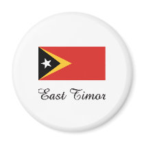 East Timor Flag Design magnets