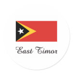 East Timor Flag Design stickers