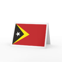 East Timor Flag Greeting Card