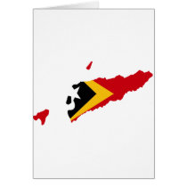 East Timor flag map cards by FlagStore East Timor flag map cards
