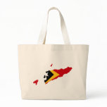 East Timor Flag Map full size bags