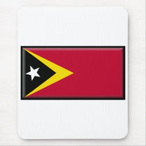 East Timor Flag mousepads
