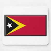 East Timor Flag mousepads