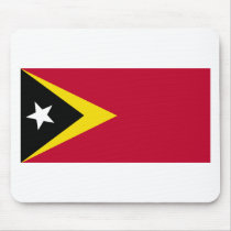 East Timor Flag Mousepad