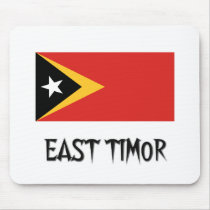 East Timor Flag mousepads
