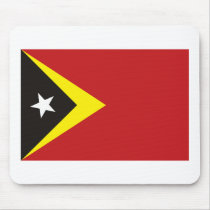 East Timor Flag Mousepad