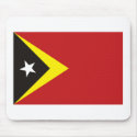 East Timor Flag Mousepad