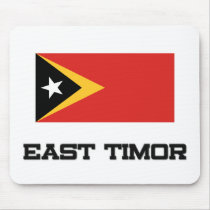 East Timor Flag mousepads