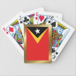 East Timor Flag Playing Cards playing cards