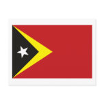 East Timor Flag Postcard