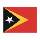 East Timor Flag Postcard