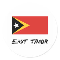 East Timor Flag Sticker