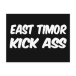 East Timor Kick Ass Post Card