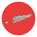 East Timor Map Sticker