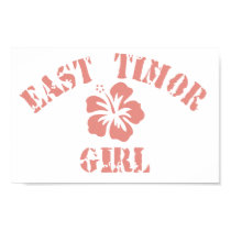 East Timor Pink Girl posters
