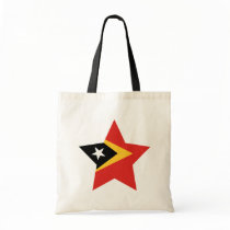 East+Timor Star Tote Bags