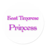 East Timorese Princess stickers