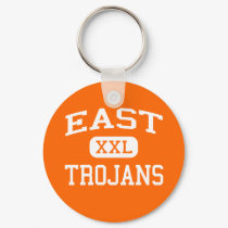 East - Trojans - East High School - Waterloo Iowa keychains