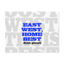 East West, Home Best postcards
