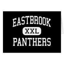 Eastbrook - Panthers - High - Upland Indiana Greeting Card