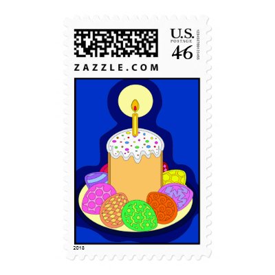Easter_1 Postage Stamp by VioDeSign