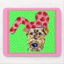 Easter Airedale mousepads by Airedales_by_Joanne Easter Airedale mousepads