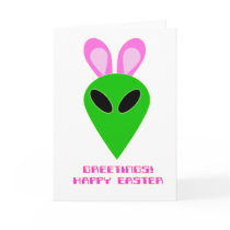 Easter Alien Card