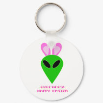 Easter Alien Keychain