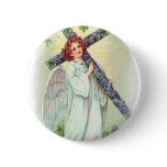 Easter Angel Button