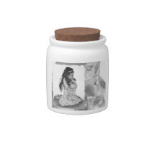 Easter Angel Girl Bunny Candy Jar