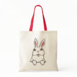Easter Art Tote Bag Easter Bunny Art Shopping Bag