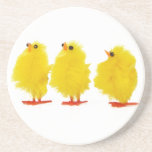 Easter baby chicks Coaster