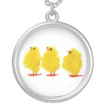 Easter baby chicks Necklace necklaces