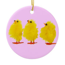 Easter baby chicks Ornament