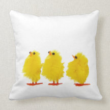 Easter baby chicks Pillow