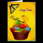 Easter Basket, Chick and Eggs cards