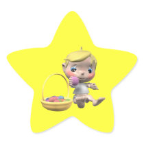 Easter Basket Stickers